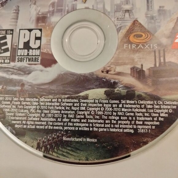 Sid Meiers Civilization V PC DVD Rom Game - Picture 4 of 5